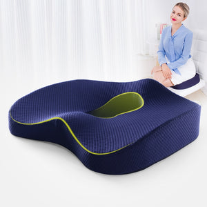 Memory Foam Seat Cushion Orthopedic Pillow Coccyx Office Chair Cushion Support Waist Back Cushion Car Seat Hip massage Pad Sets