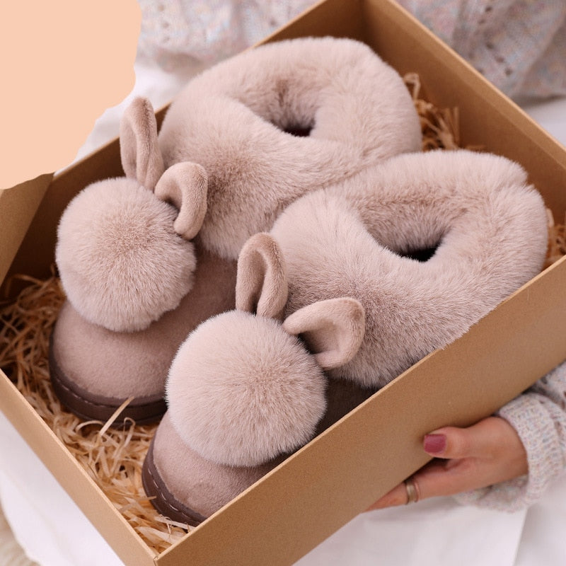 Rabbit Ear Home Indoor Slippers