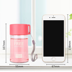 Portable Water Bottle Bpa Free Plastic Juice Water Cup Kids Adults Sport Camping Travel Water Bottles 150 ML Botellas Para Agua