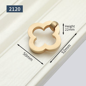 KAK European Style Vintage Gold Cabinet Pulls Solid Zinc Alloy Kitchen Cupboard Handle Drawer Knobs Furniture Handle Hardware