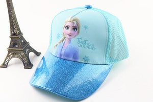 Anime Disney Marvel Frozen Mickey Mouse Kids Hat Boy Girl Travel Caps Spiderman Mickey Minnie Baby Caps Figure Gift Toys 2-8Y
