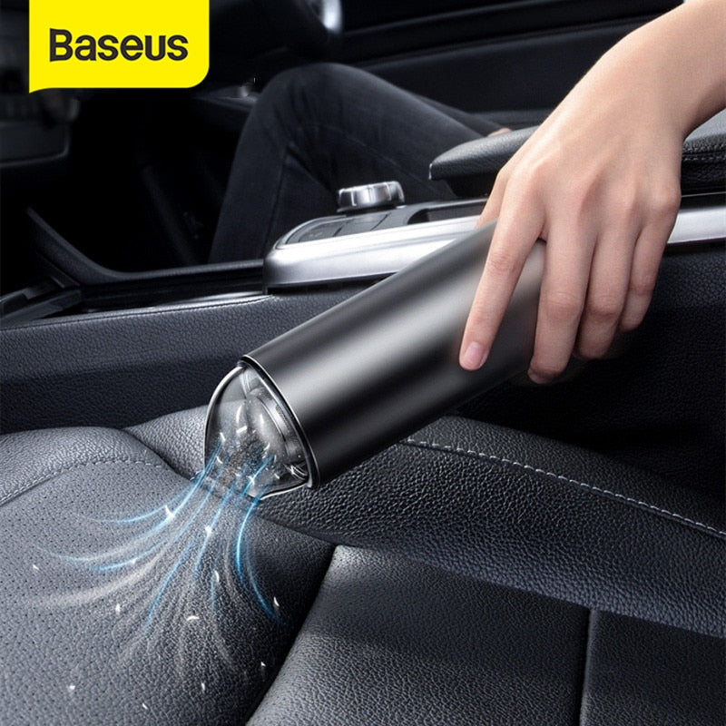 Aspirateur de voiture Baseus Robot aspirateur Portable sans fil Portable pour intérieur de voiture et nettoyage de la maison et de l'ordinateur