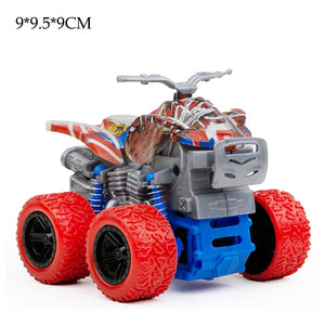 Mini inertiel tout-terrain véhicule Pullback enfants jouet voiture en plastique Friction cascadeur voiture Juguetes Carro enfants jouets pour garçons