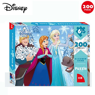 Disney Puzzle 200 Pieces Frozen / Snow White 200 Pieces / Children Puzzle Educational Toys 3D Paper Puzzles Children Toys Adult