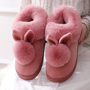 Rabbit Ear Home Indoor Slippers