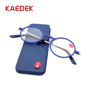 KAEDEK Ultralight Reading Glasses Men Women Unbreakable Glasses High-definition Resin Glasses Presbyopic Prescription Eyewear