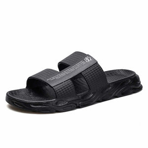 Summer Men Shoes Male Home Indoor Bathroom Slippers Lightweight Men's Slippers Teenager Black Beach Sandals Comfort Man Shoe L13