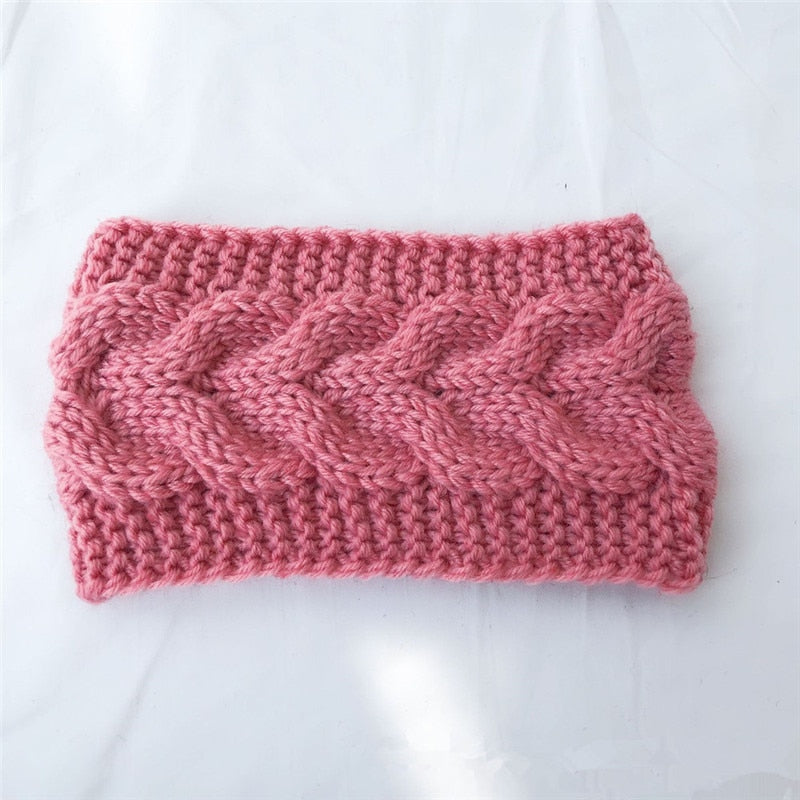 New Knitted Knot Cross Headband for Women Autumn Winter Girls Hair Accessories Headwear Elastic Hair Band Hair Accessories