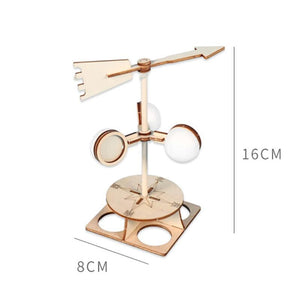 Étudiants bricolage girouette modèle Kit en bois enfants enfants Science Direction vitesse expérience technologie école jouets éducatifs