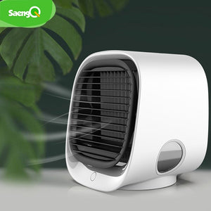 SaengQ ventilateur Portable Mini climatiseur ventilateur humidificateurs refroidisseur d'air ventilateurs USB refroidisseur Table ventilateur pour bureau dispositif de réfrigération