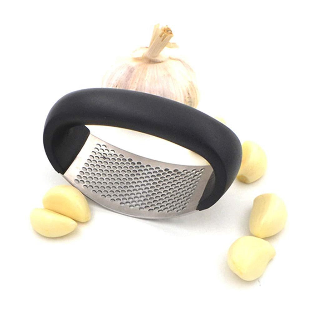1 pièces en acier inoxydable ail presse ménage manuel ail presse dispositif cuisine presse presse-agrumes gingembre ail outils accessoires de cuisine