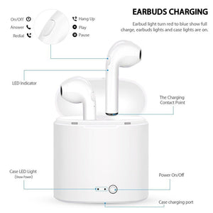 I7s TWS écouteur sans fil Bluetooth 5.0 écouteurs sport écouteurs casque avec micro pour téléphone intelligent Xiaomi Samsung Huawei LG