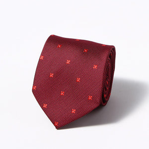 Luxury Fashion Striped Plaid Men's Tie Red Blue Grey Classic Neck Ties Leisure Business Wedding High Quality 8cm Silk Necktie