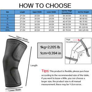 WorthWhil 1 PC Genouillères Élastiques En Nylon Sport Genouillères Équipement De Fitness Rotule Attelle en Cours D'exécution Basket-Ball Volley-Ball Soutien