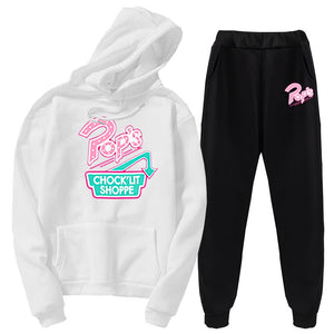 Riverdale Pops Chock'lit Shop Sports suit 2 pieces set Hoodie General Clothing sets Street commuting Casual clothes hoodies Pan