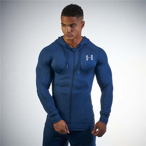 gyms men Spring Set Men's Fashion Sportswear Tracksuits Sets Men's Bodybuilding Hoodies+Pants casual fitness Outwear Suits men
