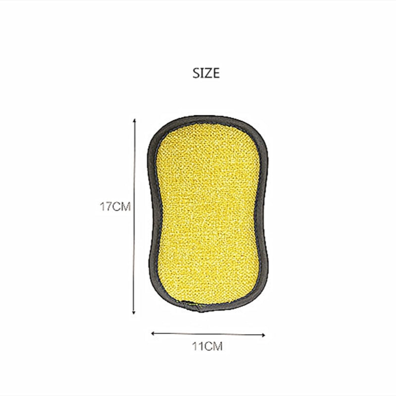 BEAR FAMILY 10pcs Household Magic Sponge Kitchen Cleaning Sponge Scrub Sponges for Dishwashing Bathroom Accessories