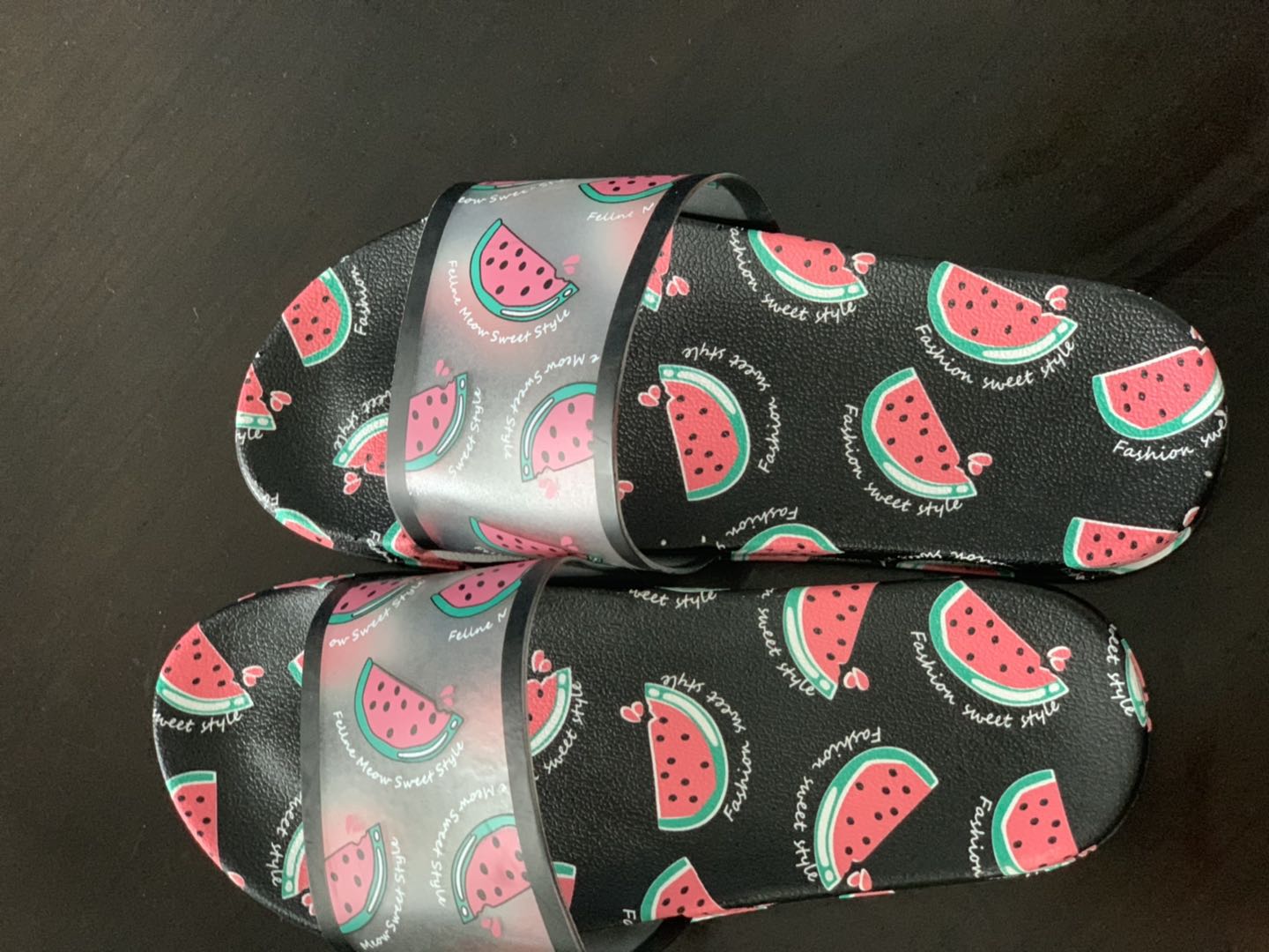2020 New Sandals Girls Slippers Cute Fashion Foreign Trade Word Drag Peach Slippers Wear Thick Bottom Non-slip PVC Slippers Kids