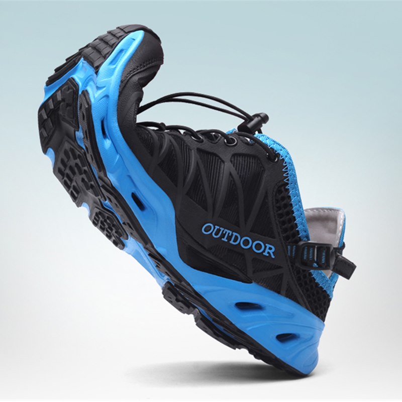 Men Hiking Shoes Women Trekking Outdoor Sport Shoes Non Slip Tactical Climbing Shoes Water Upstream Ladies Sneakers Quick Drying