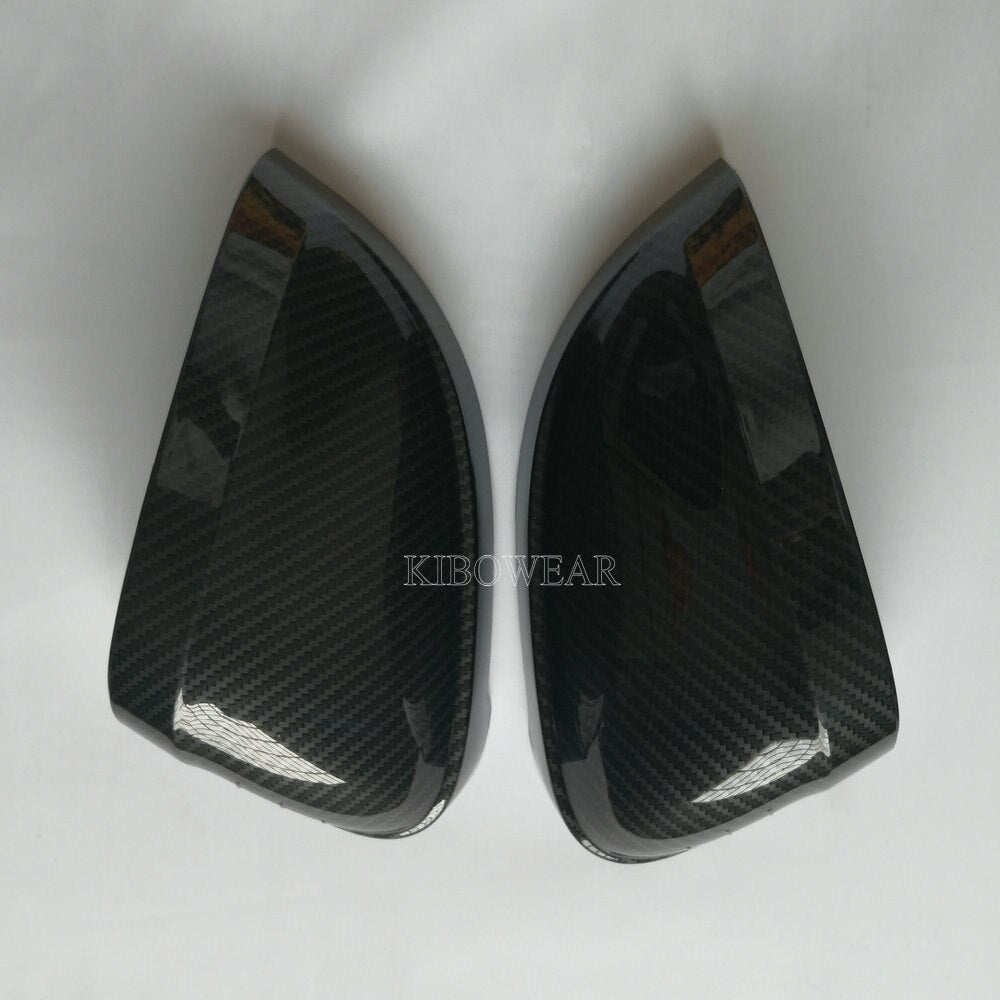 Kibowear For Audi A4 A5 B9 Side Mirror Caps (Carbon Look) 2017 2018 2019 S4 S5 RS5 allroad Quattro replace Covers