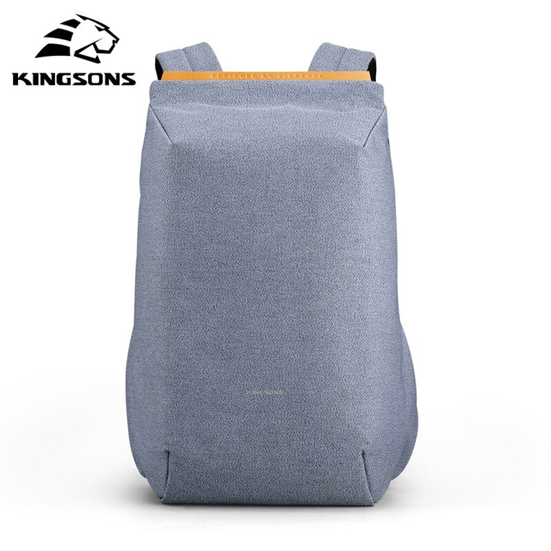 Kingsons 15" Laptop Backpack External USB Charge Computer Backpacks Anti-theft Waterproof Bags for Men Women Hot рюкзак Mochila