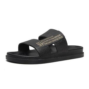 Summer Men Shoes Male Home Indoor Bathroom Slippers Lightweight Men's Slippers Teenager Black Beach Sandals Comfort Man Shoe L13