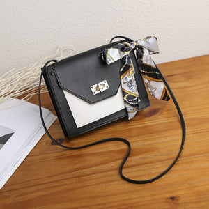 Women's Sling Bag 2020 spring new elegant fashion wild shoulder messenger bag with ribbon casual mobile phone change bag handbag
