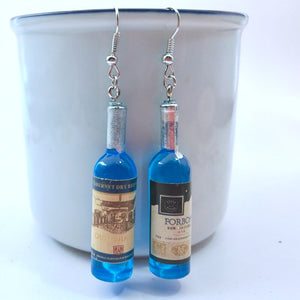 DIY Simulation Wine Bottle Dangle Earrings for women Cool Red,Yellow,Blue Wine Drop Earrings Wholesale Jewelry