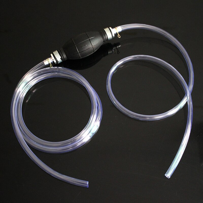 Universal Auto Fuel Pump Manual Gas Oil Transfer Liquid Gasoline Petrol Hand Suction Pipe Pumping Durable For Car Marine Outboar