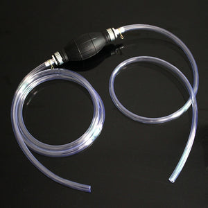 Universal Auto Fuel Pump Manual Gas Oil Transfer Liquid Gasoline Petrol Hand Suction Pipe Pumping Durable For Car Marine Outboar