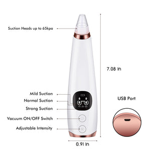 Blackhead Remover Vacuum Pore Cleaner Electric Nose Face Deep Cleansing Skin Care Machine Birthday Gift Dropshipping Beauty Tool