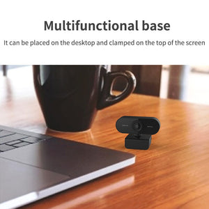1080P HD Webcam Rotatable Autofocus USB 2.0 PC Desktop Web Camera Mini Computer Web Cam Video Recording For Live Work Conference
