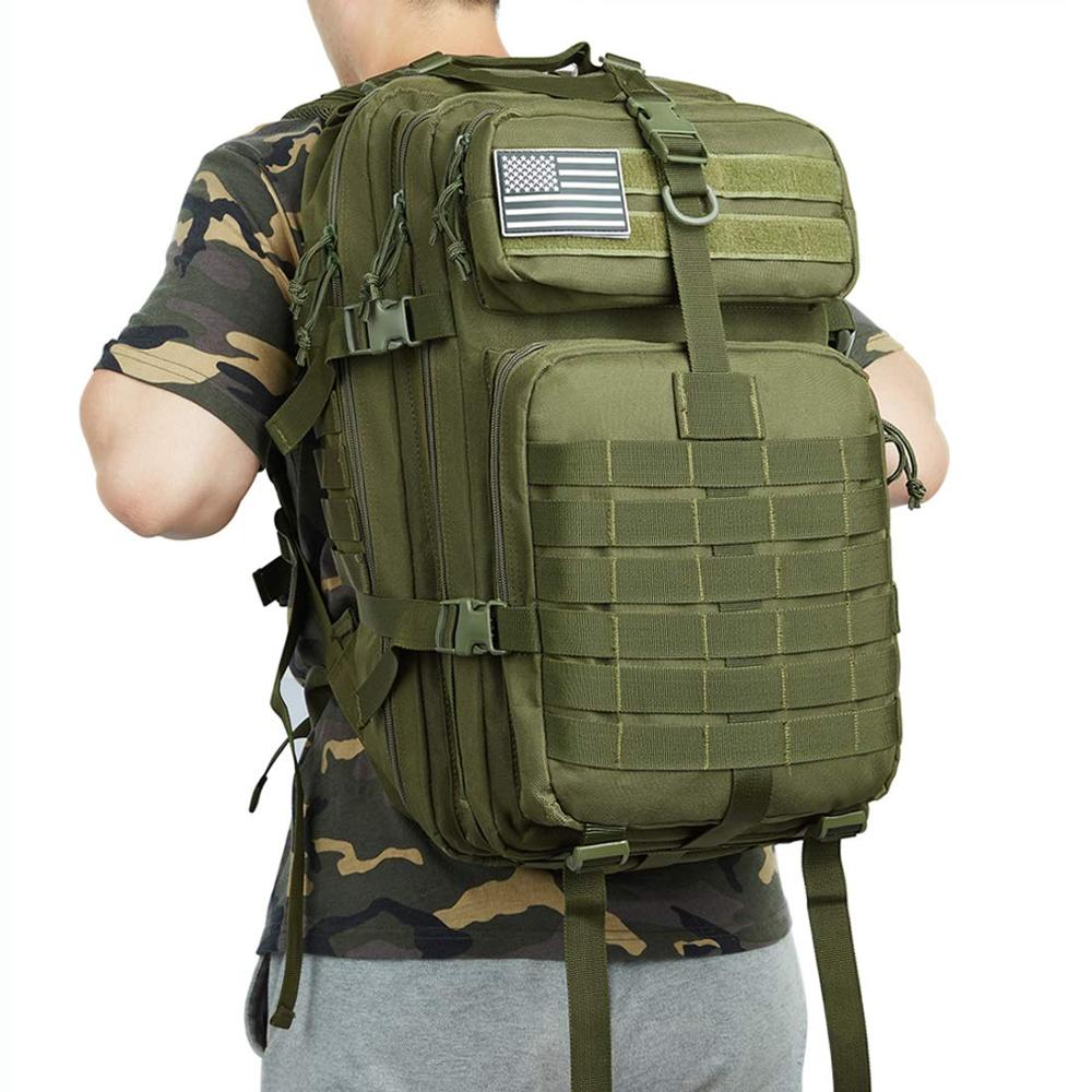 50L Large Capacity Men Army Military Tactical Backpack 3P Softback Outdoor Waterproof Bug Rucksack Hiking Camping Hunting Bags