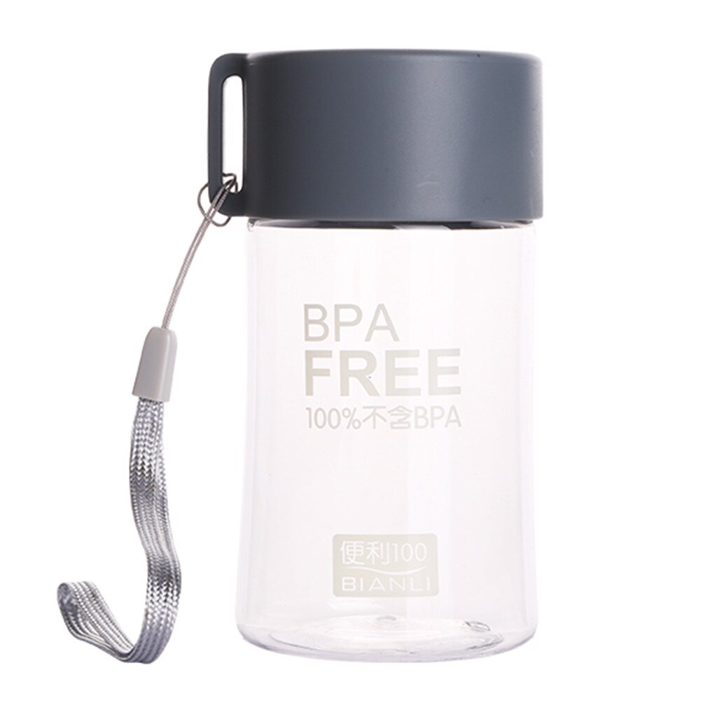 Portable Water Bottle Bpa Free Plastic Juice Water Cup Kids Adults Sport Camping Travel Water Bottles 150 ML Botellas Para Agua
