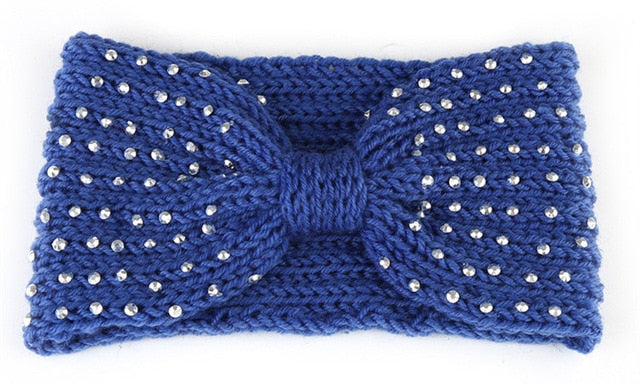 New Knitted Knot Cross Headband for Women Autumn Winter Girls Hair Accessories Headwear Elastic Hair Band Hair Accessories