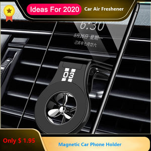 Magnetic Car Phone Holder Mini 360° Rotation Air Vent Mobile Phone Magnet Stand For iPhone 11 Pro 8 Xiaomi Samsung Accessories