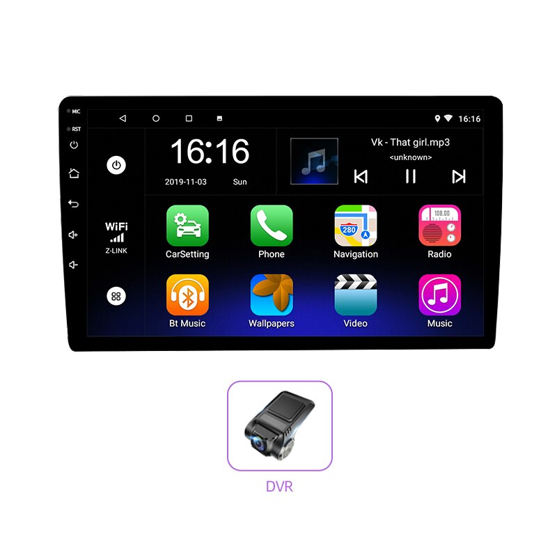 JMANCE 9 inch 2 din Multi-topic switching 2.5D Car Android 9.1 radio Multimedia Player for Nissan Toyota Honda Kia Chevrolet