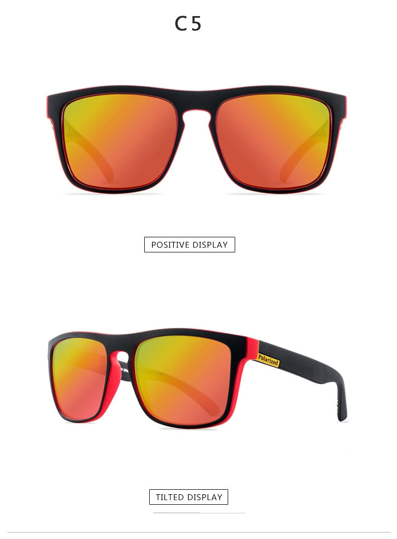 DJXFZLO 2020 nouveau mode gars lunettes de soleil polarisées lunettes de soleil hommes classique Design miroir mode carré dames lunettes de soleil hommes