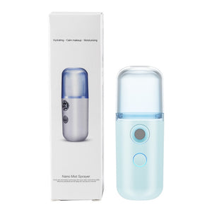 30ML Mini Nano Facial Sprayer USB Nebulizer Face Steamer Humidifier Hydrating Anti-aging Wrinkle Women Beauty Skin Care Tools