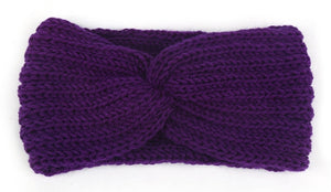 New Knitted Knot Cross Headband for Women Autumn Winter Girls Hair Accessories Headwear Elastic Hair Band Hair Accessories