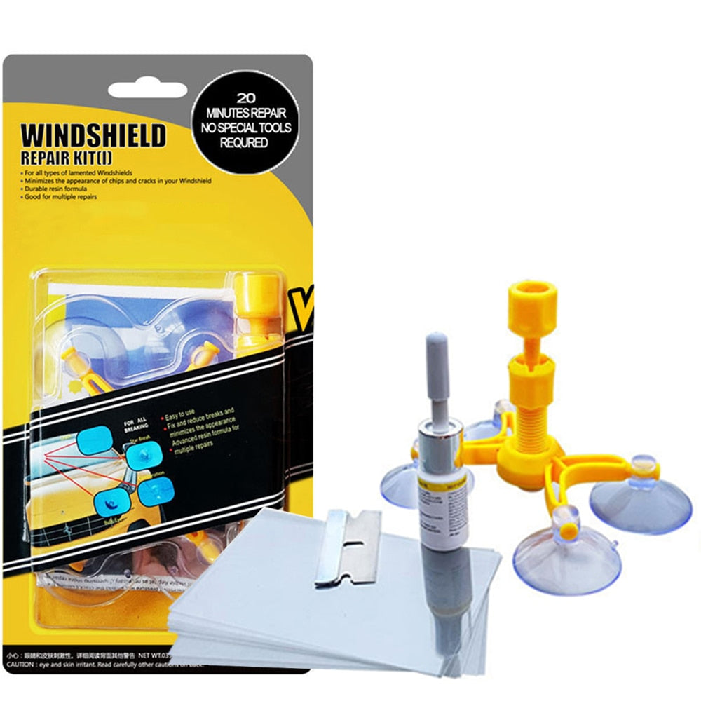 Windshield Repair Kit Car Window Glass Scratch Repair DIY Auto Crack Restore Tool Car Window Screen Polishing Car Styling