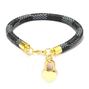 Women Charm Bracelet High Quality Leather Bag Gold Love Pendant Female Bracelet Brand Bracelets For Women Best Gift