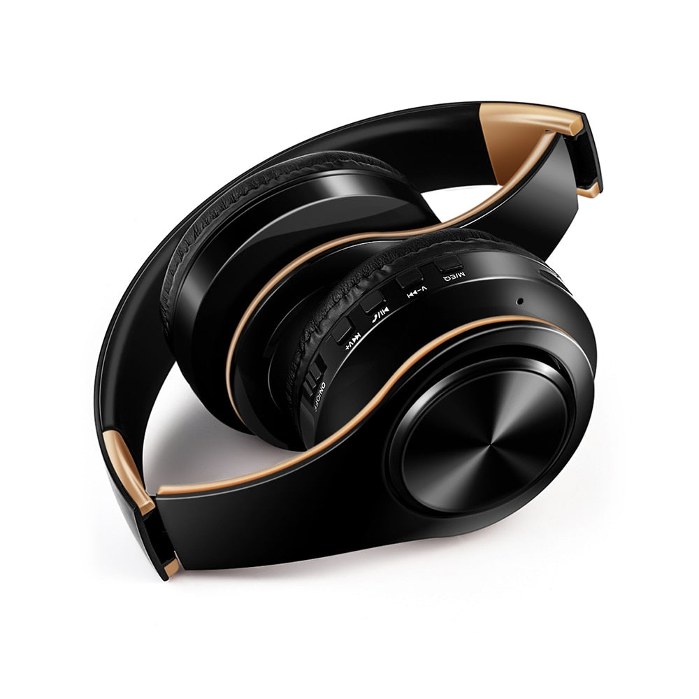 HIFI stereo earphones bluetooth headphone music headset FM and support SD card with mic for mobile xiaomi iphone sumsamg tablet