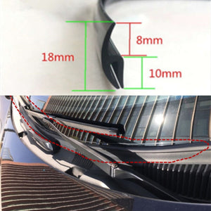 Ageing Rubber Seal Strips Under Windshield Panel For Audi A3 8P 8V Q5 Q7 A4 B5 B8 B6 B7 A5 A6 C5 C6 C4 Peugeot 206 307 407 301
