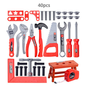 Enfants boîte à outils Kit jouets éducatifs Simulation réparation outils jouets perceuse plastique jeu apprentissage ingénierie Puzzle jouets cadeaux pour garçon