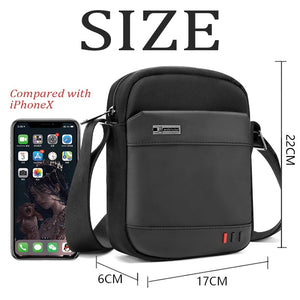 ARCTIC HUNTER Men's Messenger Bags Fit 8 Inch Ipad Casual Crossbody Bag Multifunction Waterproof Shoulder Bag Pack for Men Bolsa
