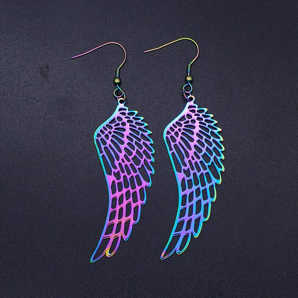 Vni and Mia 100% Stainless Steel Boho Lotus Dream Catcher Earring For Women Wholesale Fashion Bohemia Jewelry Dropshipping