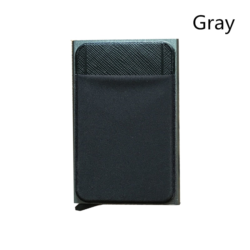 Men Business Aluminum Cash ID Card Holder RFID Blocking Slim Metal Wallet Coin Purse card case credit card wallet rfid wallet