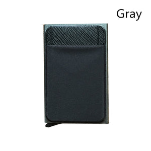 Men Business Aluminum Cash ID Card Holder RFID Blocking Slim Metal Wallet Coin Purse card case credit card wallet rfid wallet