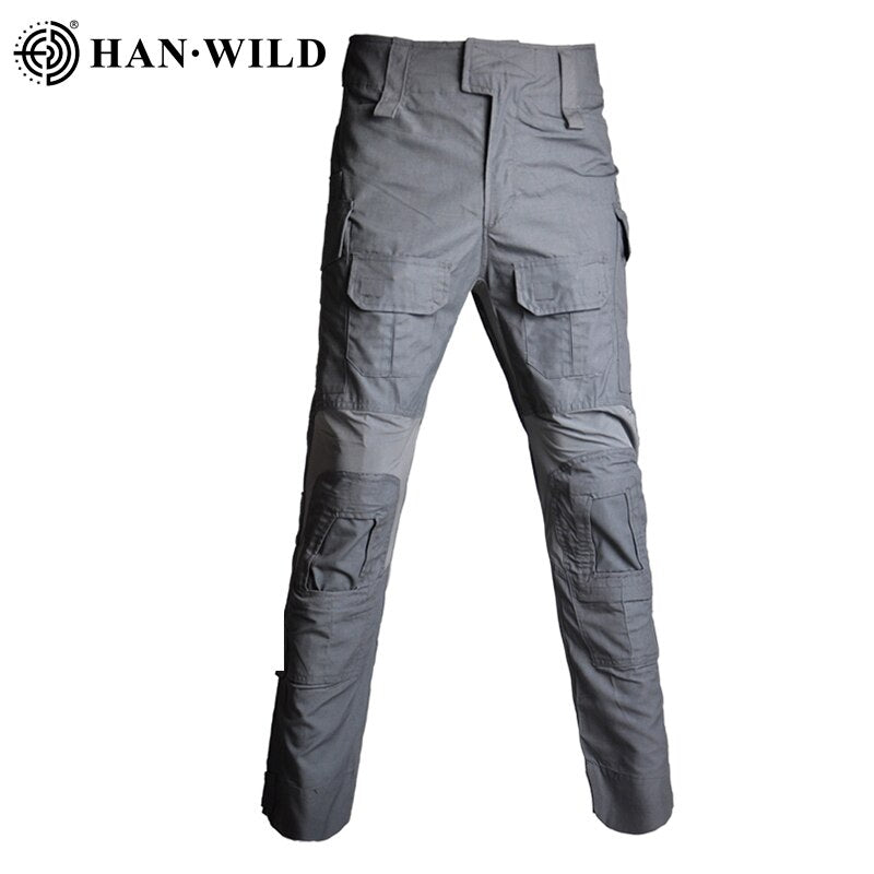 Pantalon de chasse G3 costume tactique Militaire uniforme Multicam Forces costume chemise de Combat pantalon tactique Airsoft Militaire avec tampons